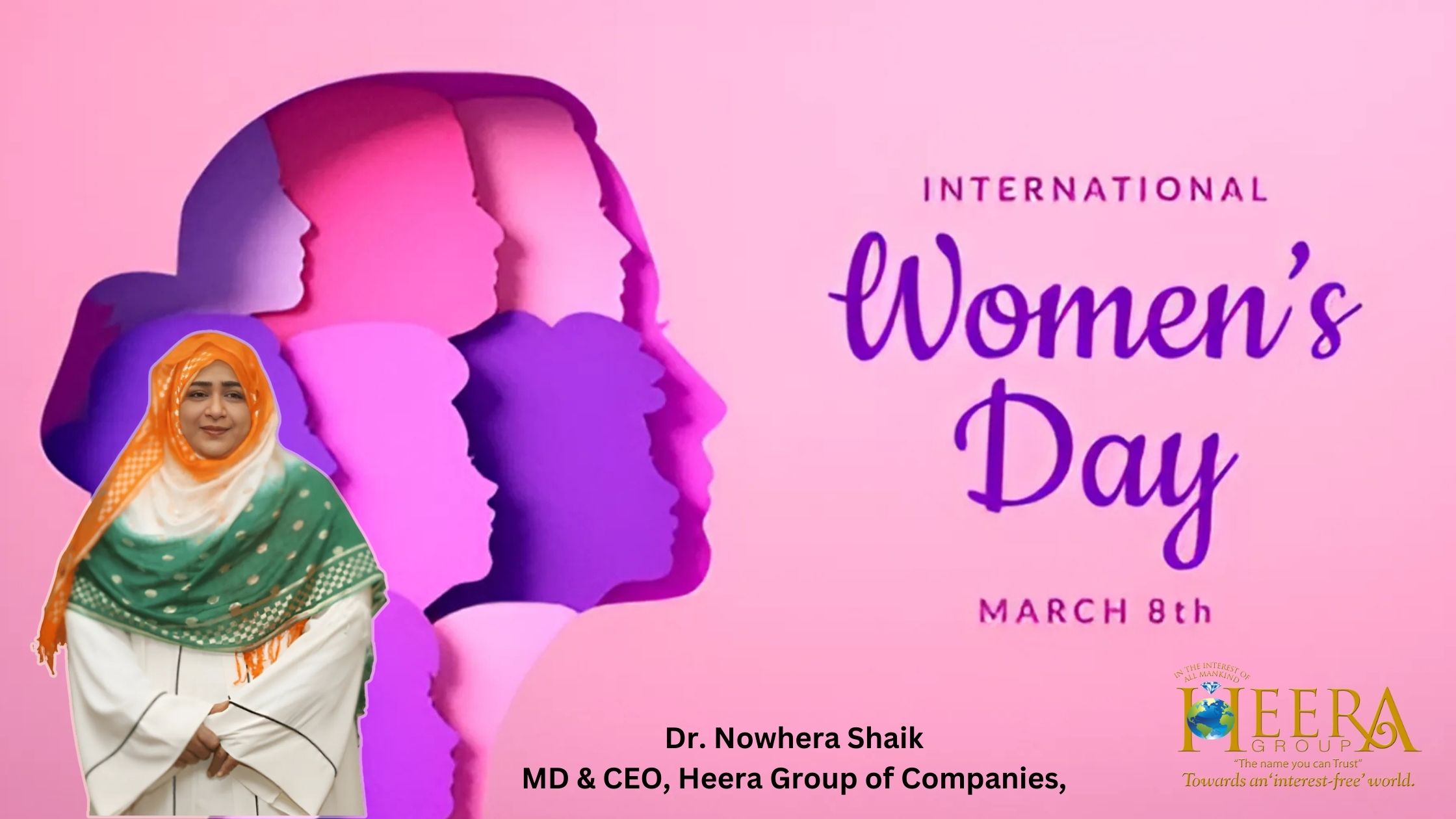 Dr. Nowhera Shaik MD & CEO, Heera Group of Companies, Celebrates International Women’s Day